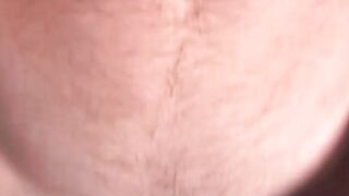 Chubby blonde babe spitroasted by three straight dudes