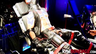 Dominant master enjoys jocky nipple and cockplaying