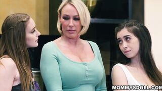Stepmom sucks up to stepdaughters even more