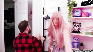Femboy Cutie Cyrus Stark Looks Even Cuter Riding Cock