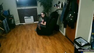 silly Hubby hard punished