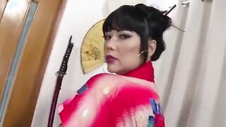 Jappnesa rabuda linda e gostosa fudendo com o negão