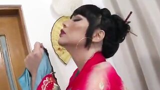 Jappnesa rabuda linda e gostosa fudendo com o negão