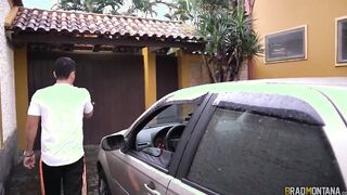 Japonesa morena rabuda linda e gostosa fudendo com o dotado