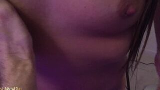 POV slut sucking and face fuck practice