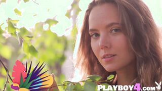 Russian babe showed amazing natural body