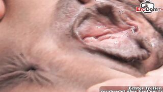 Submissive japanese 18 yo got multible cumshot and facial