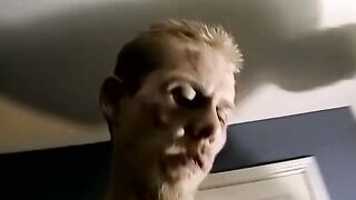 Lusty dude was very eager to masturbate his fat schlong