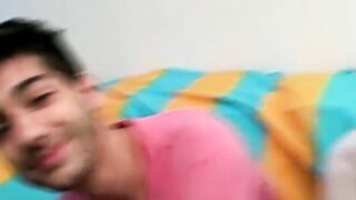 Handsome backdoor bandit swallows rock solid dick like a pro