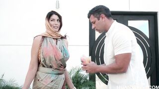 Cheating hijab MILF hot wife