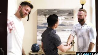 Caden watch his boyfriend fucks a coworker