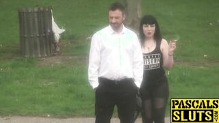 Tattoed Sex Cleo gets fucked hard by guys big fat cock