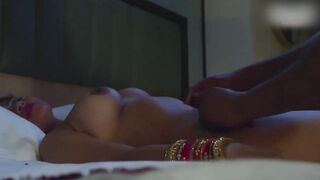 Honeymoon with Married Indian Couple - busty exotic wife in homemade porn video