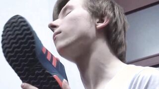 Chav and Kyle love blowing smelly toes before anal action