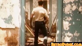 Old school homo rearing seriously after exotic penis massage