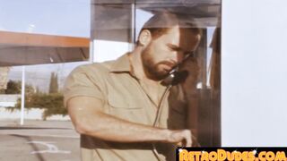 Butt pals have hot sans protection sex with a major cumshot
