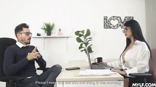 Huge Tits Mom Fucked By Her Boss For Promotion