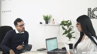 Huge Tits Mom Fucked By Her Boss For Promotion