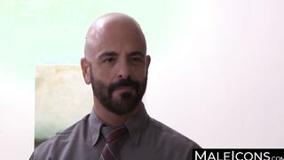 Underhanded Calvin Banks drills Dirk Wakefield in his delicious back