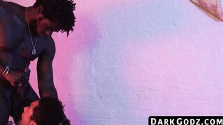 BBC Devin Trez gave gay stud Marco Labronx a throatfuck