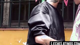 The first time a straight Latino rides raw is with cock