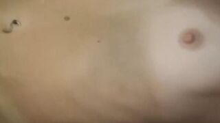 Lesbians have an intense pussy licking on a messy bed