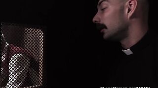 Committing sins in the confession room with hot pastor