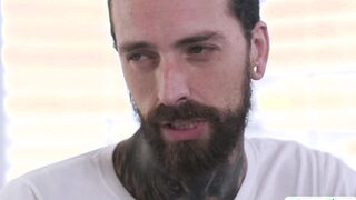 Slut TS Asia Belle barebacked by her husband