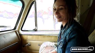 MikeBigDick (pt.1) – Girl Saved From Rain But Mike's Schlong Had More Plans