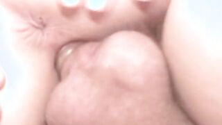 British mature ass drilled and cum sprayed in hot threesome