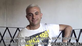 Latino fucked doggystyle bareback before POV cumshot