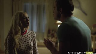 Petite stepsis face fucked by stepbro