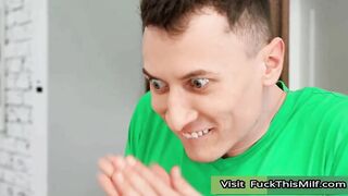 Charlie Dean Finds Sofia Lee In The Dryer With Her Ass Sticking Out He Can't Resist