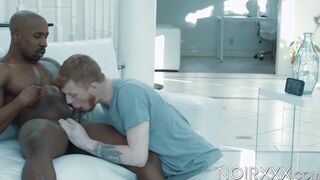 Tattooed twink Zach Covington rides rock hard BBC after BJ