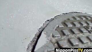 Japanese darlings feel humiliated as they are found peeing
