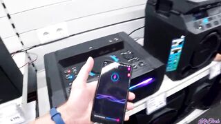 Sound controlled toy into outside place - Unusual test of