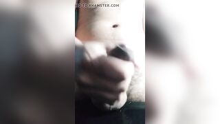 rubs rough stiff penis until it erupts with cum