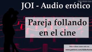 Spanish JOI .Escondidos En El Cine.