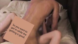 He fucks his Tinder hookup until he's sweating
