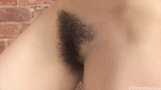 Unshaved big boobed claire