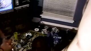 Horny little backdoor bandits jerk off their boners together