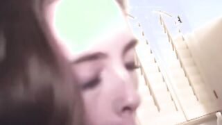 Natural brunette seduced by older man for hardcore fucking
