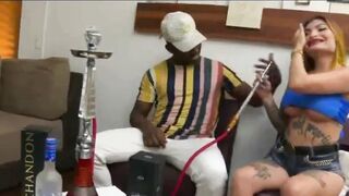 Ruiva gostosa fudendo com o negão dotado