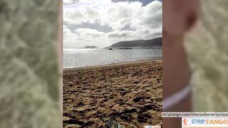 Milf best tits, on StripTango Chat beach
