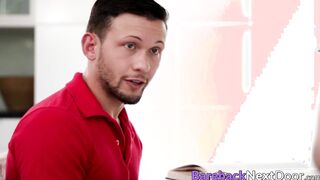 Hardcore bareback fucking with two muscular youngsters