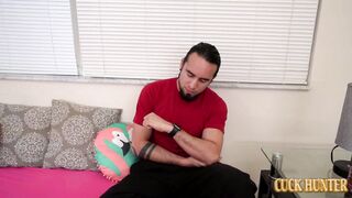 Busty Wife Cuckolds With Her BBC Masseuse