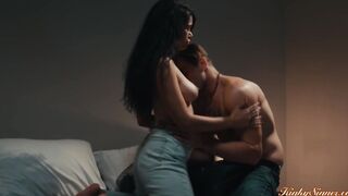 Brunette latina seducing then fucking her ex boyfriend