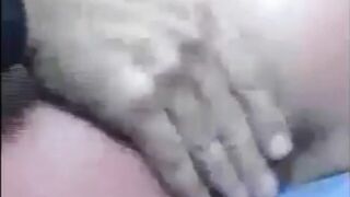 Relentless whipping Peggy's pussy and tits