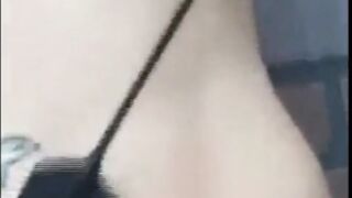 Relentless whipping Peggy's pussy and tits