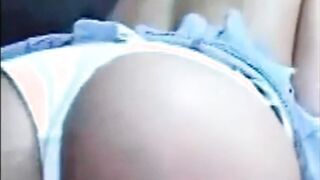 Relentless whipping Peggy's pussy and tits